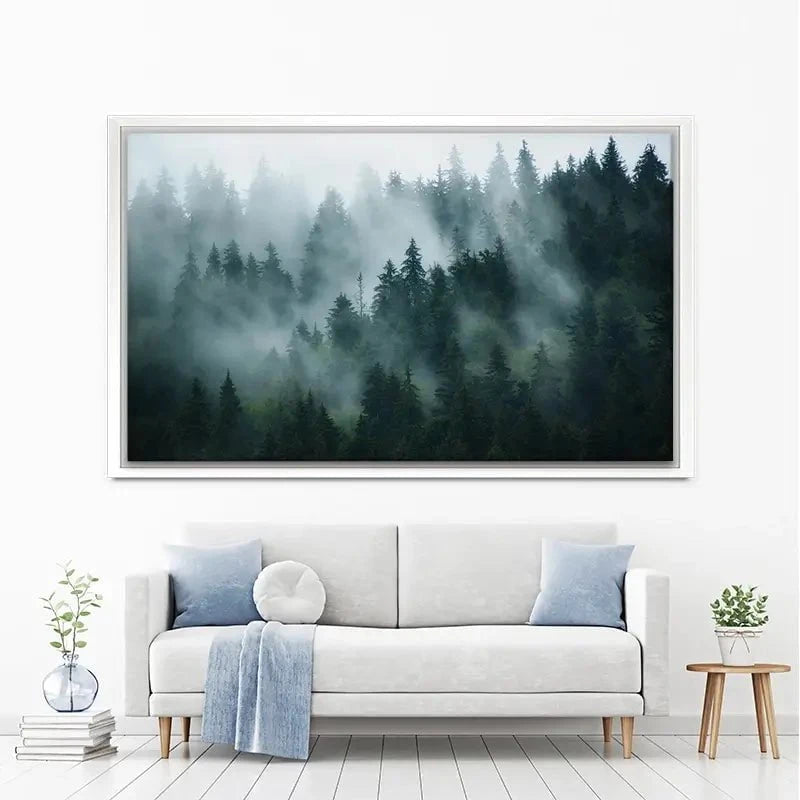 Fir Forest Canvas Print Fir Forest Canvas Print wall art product Roxana Bashyrova / Shutterstock