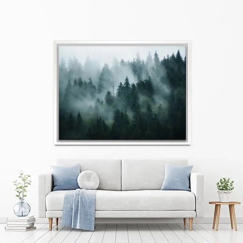 Fir Forest Canvas Print Fir Forest Canvas Print wall art product Roxana Bashyrova / Shutterstock