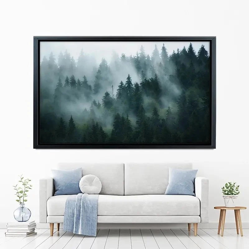 Fir Forest Canvas Print Fir Forest Canvas Print wall art product Roxana Bashyrova / Shutterstock