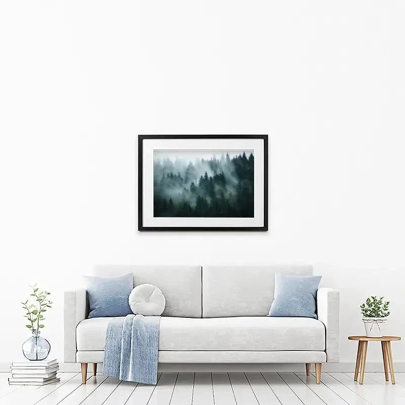 Fir Forest Framed Art Print Fir Forest Framed Art Print wall art product Roxana Bashyrova / Shutterstock