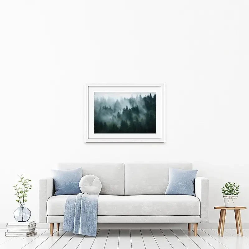 Fir Forest Framed Art Print Fir Forest Framed Art Print wall art product Roxana Bashyrova / Shutterstock