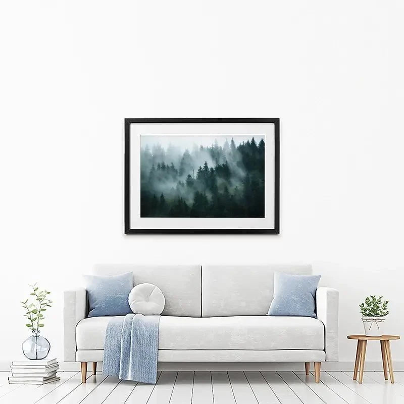 Fir Forest Framed Art Print Fir Forest Framed Art Print wall art product Roxana Bashyrova / Shutterstock