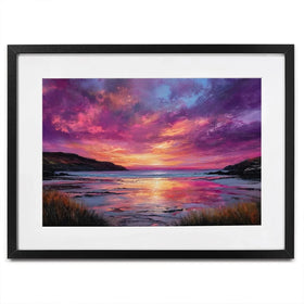 Fire Sky Bay Framed Art Print Fire Sky Bay Framed Art Print wall art product David Alexander Elder