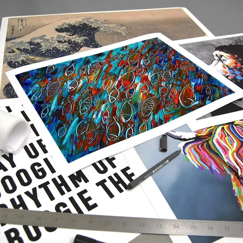 Fish Frenzy Art Print Fish Frenzy Art Print wall art product Denis Kuvaev / Shutterstock