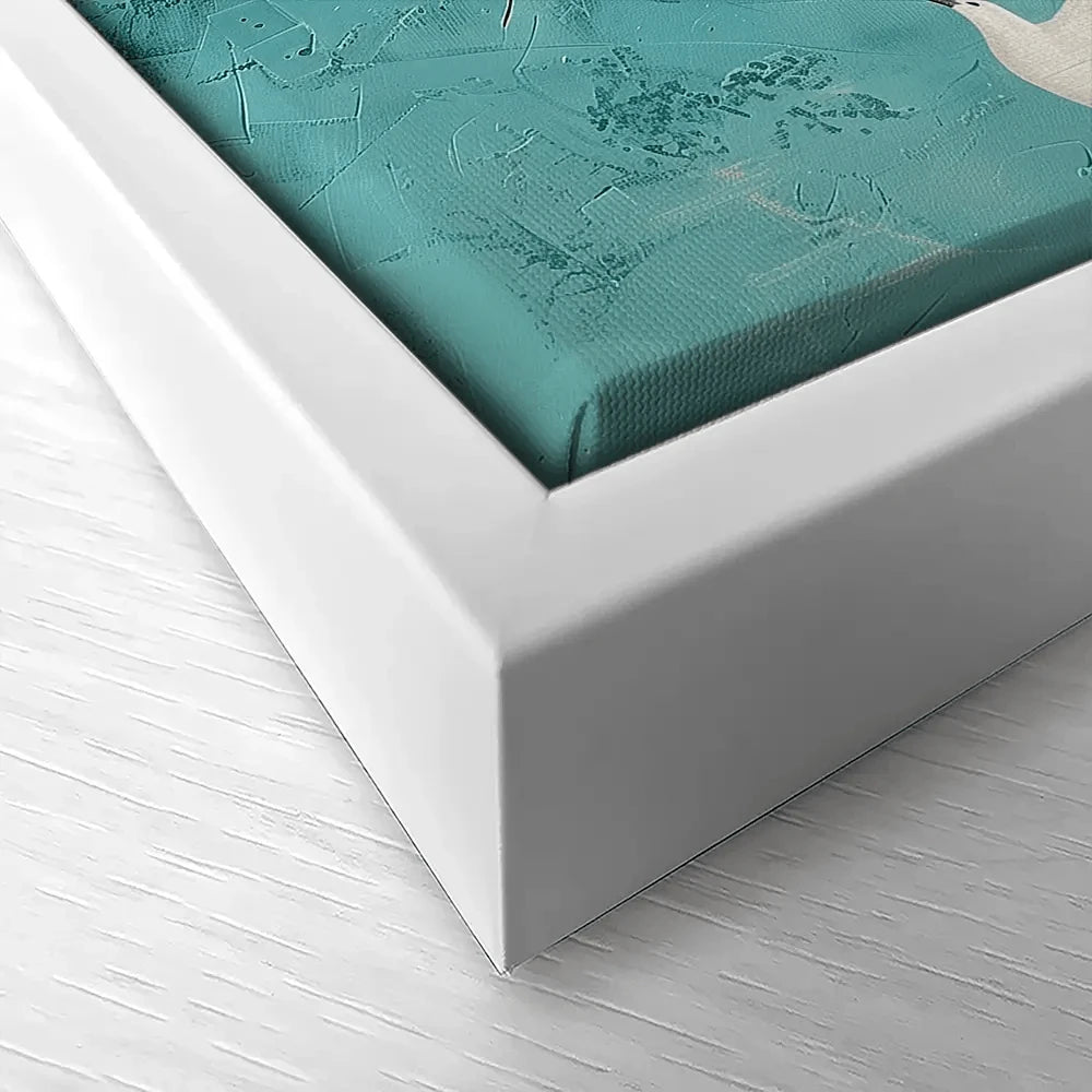 Five White Birds Canvas Print Five White Birds Canvas Print wall art product Arlington Prints - Independent