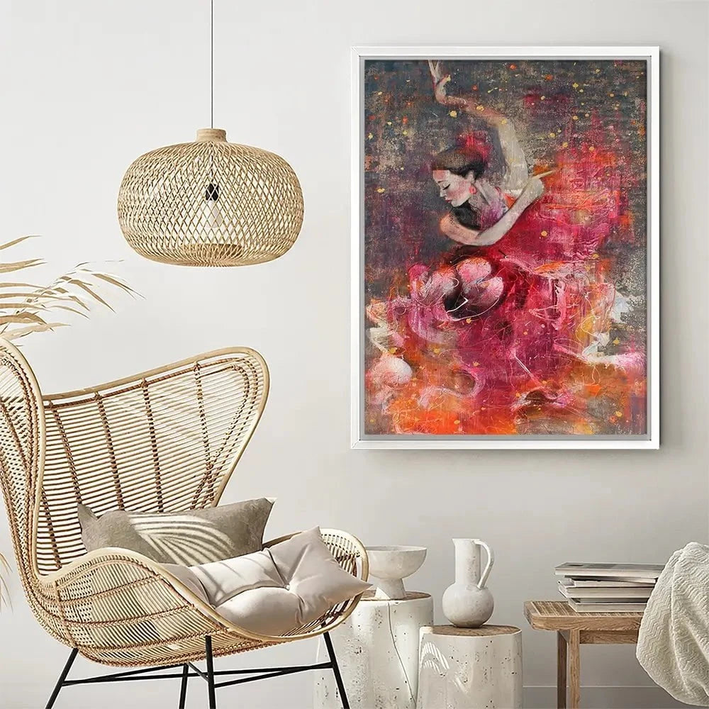 Flamenco Canvas Print Flamenco Canvas Print wall art product Studio Paint-Ing
