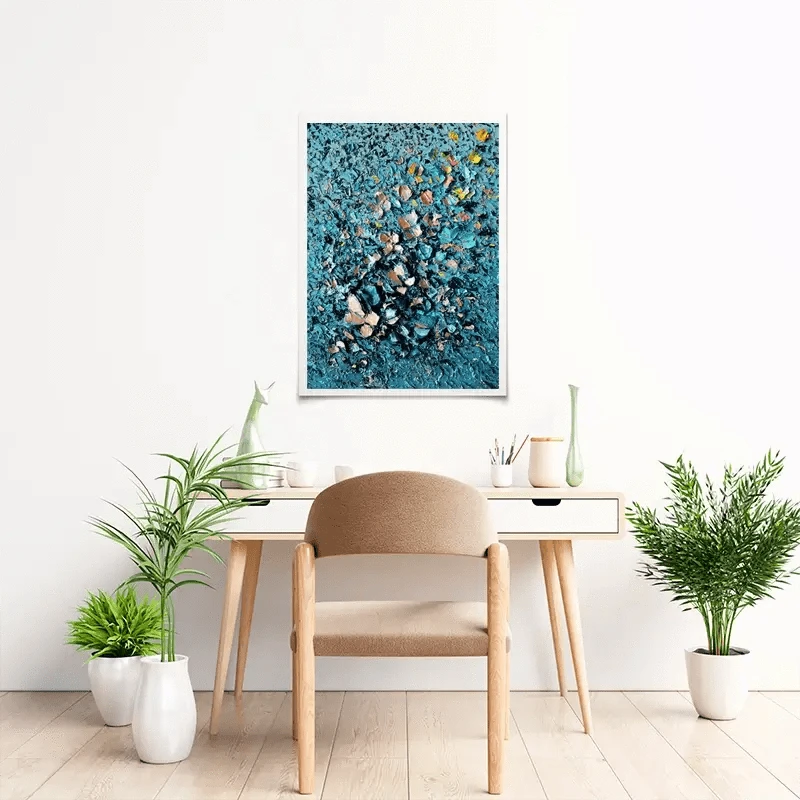 Float To Light Art Print Float To Light Art Print wall art product Nada Khatib