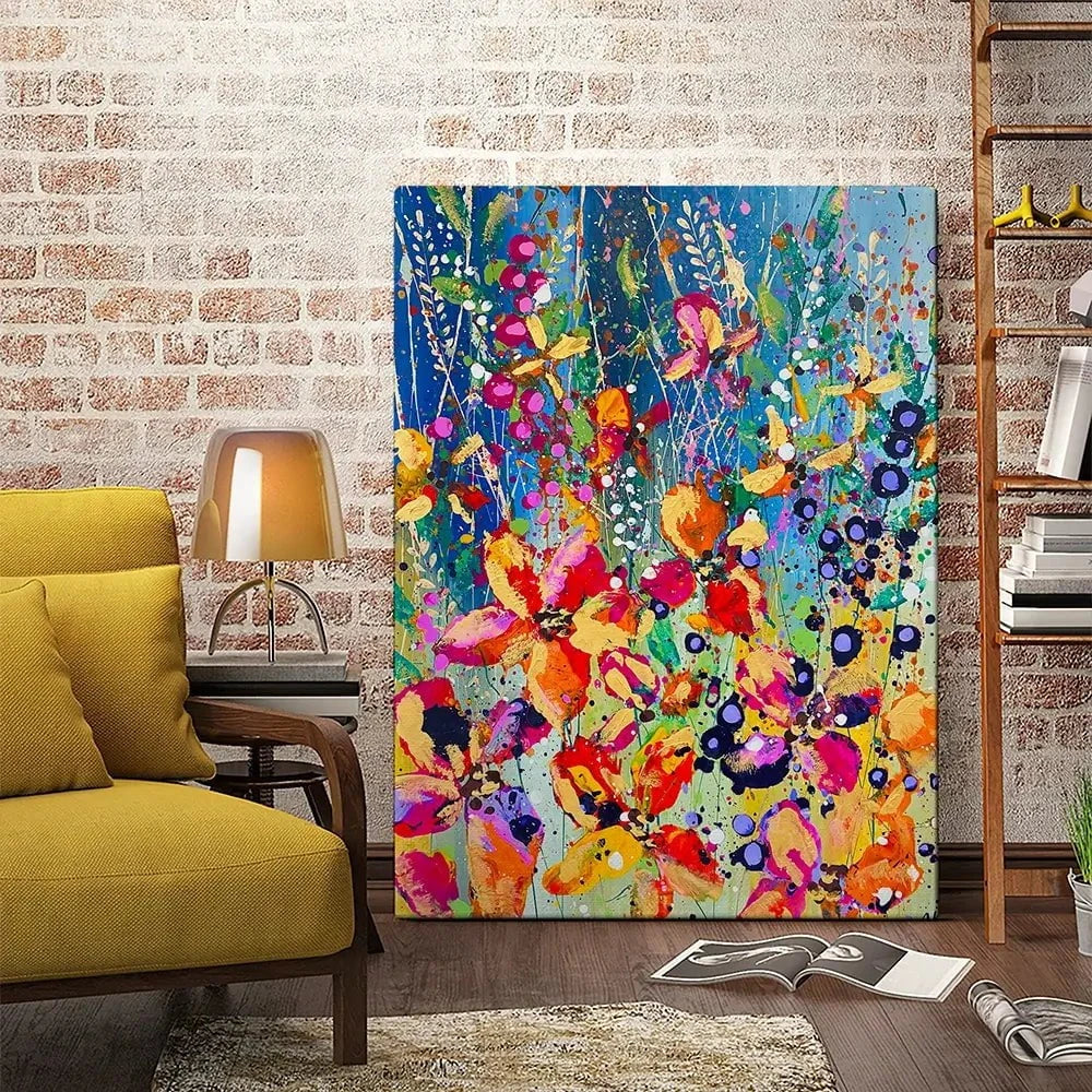 Flora Canvas Print Flora Canvas Print wall art product Scarlet Sky Studio