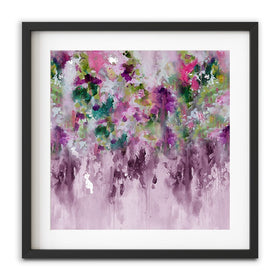 Floral Blush Square Framed Art Print wall art product babe's design / Shutterstock