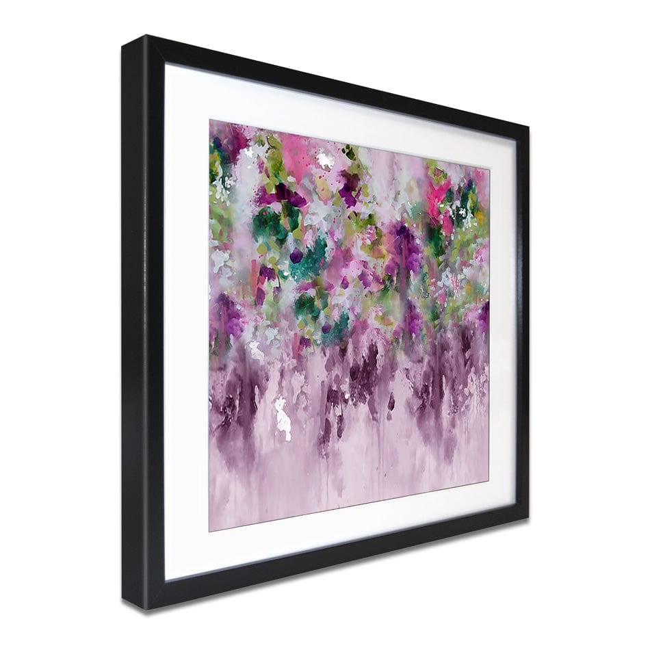 Floral Blush Square Framed Art Print wall art product babe's design / Shutterstock