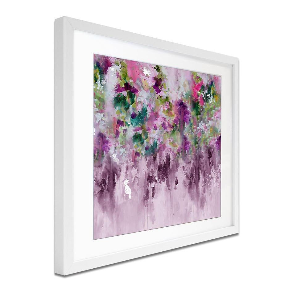 Floral Blush Square Framed Art Print wall art product babe's design / Shutterstock