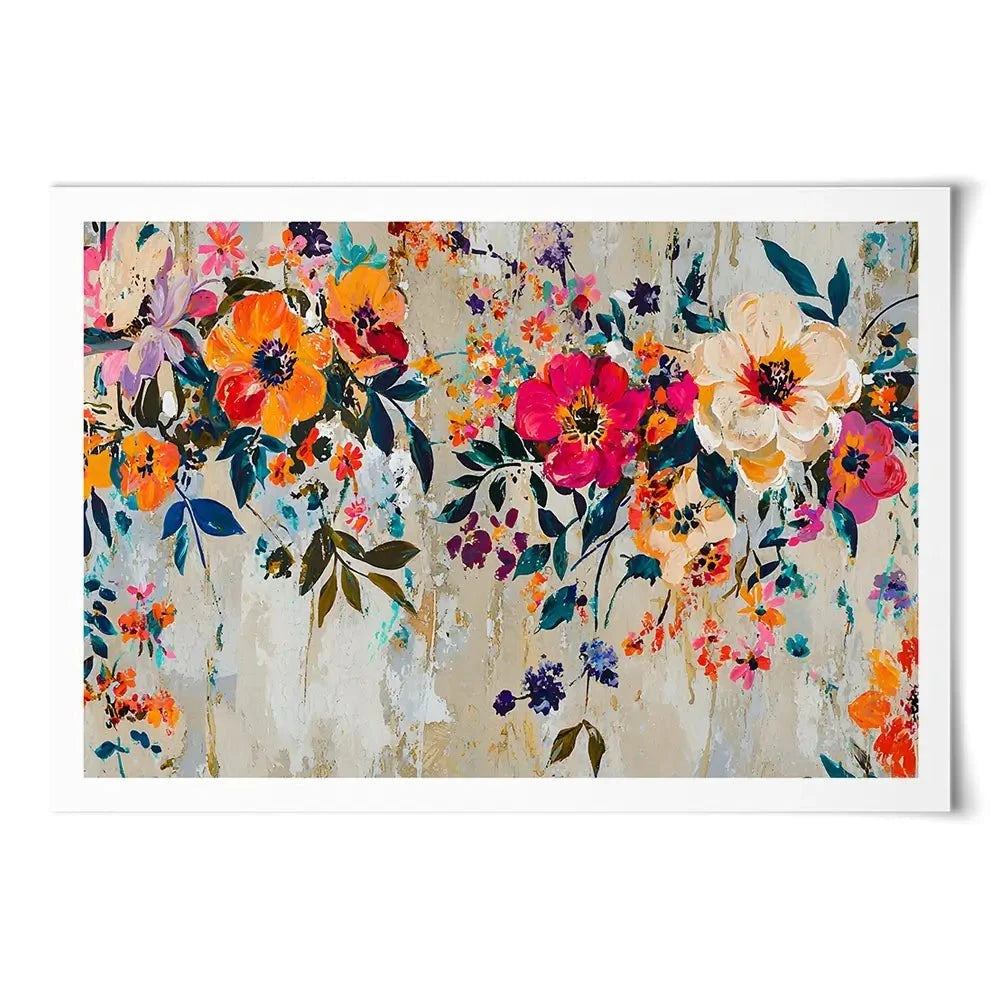 Floral Colour Pop Art Print Floral Colour Pop Art Print wall art product Franklyn Gregory - Independent