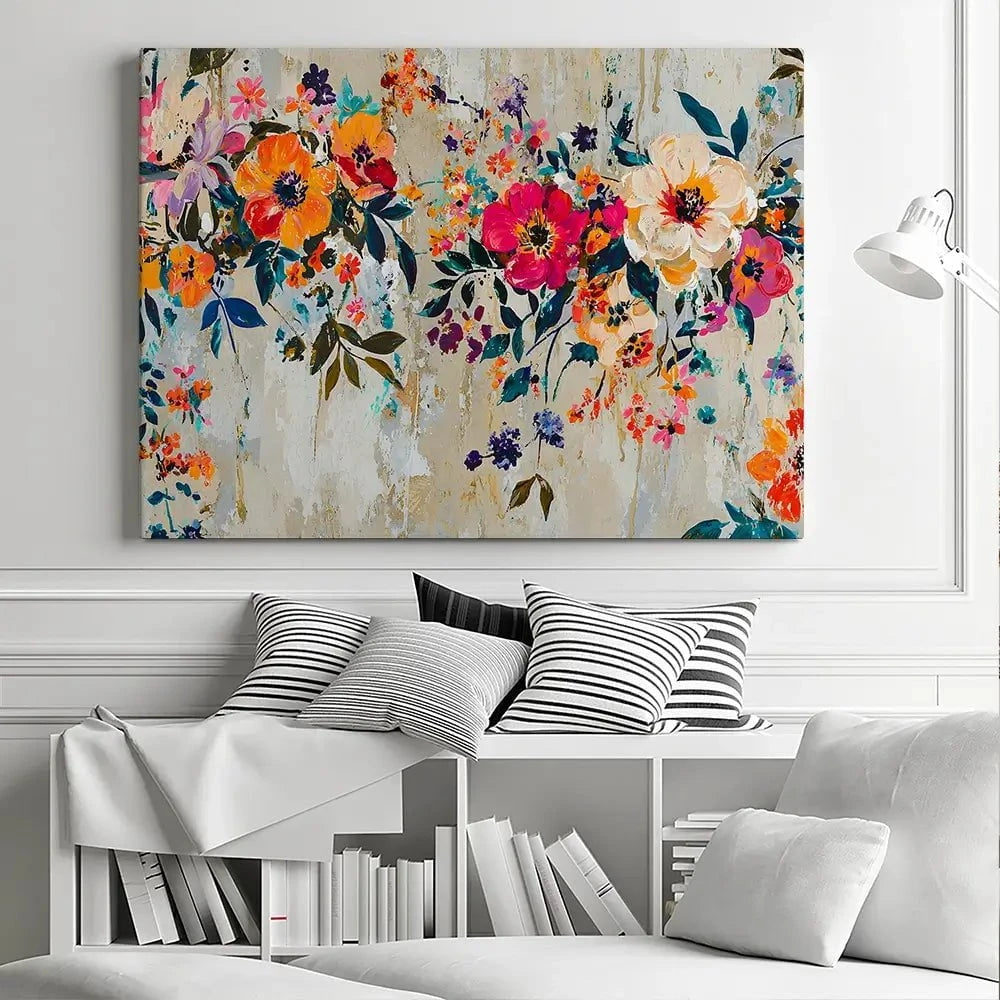Floral Colour Pop Canvas Print Floral Colour Pop Canvas Print wall art product Franklyn Gregory - Independent