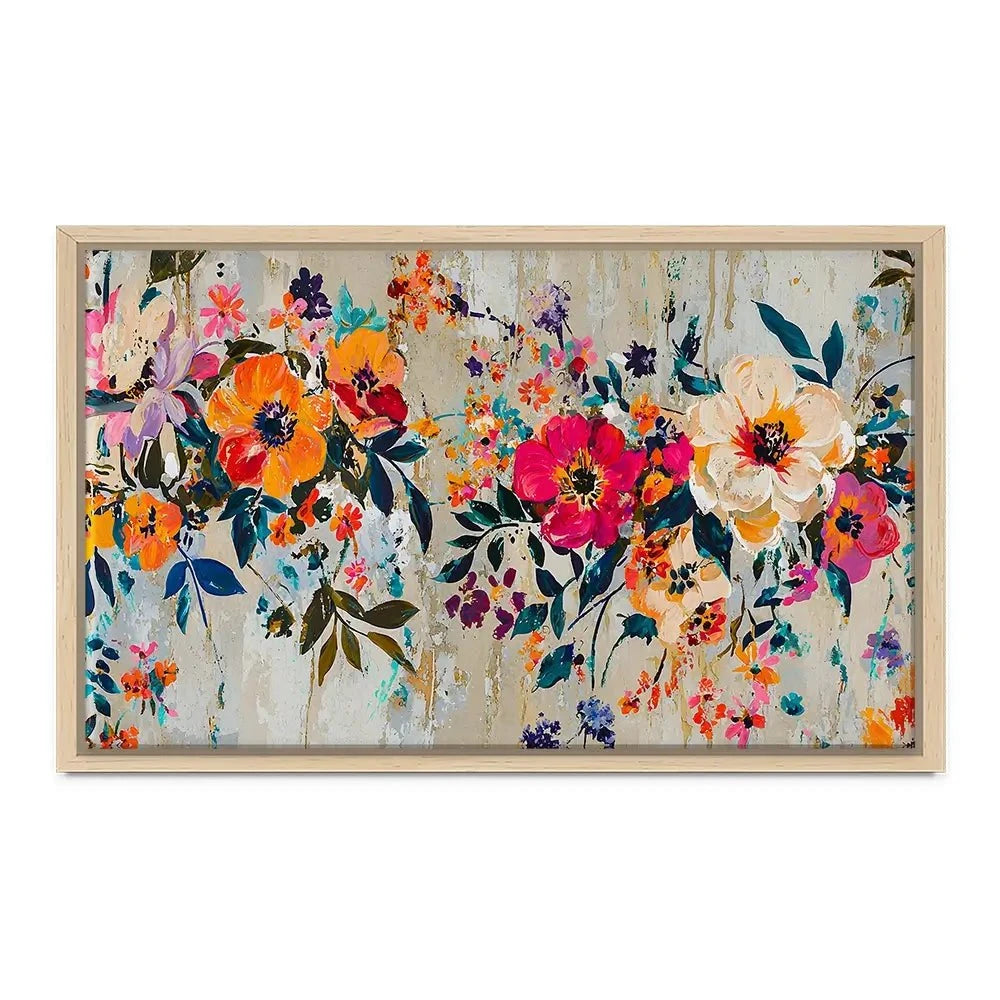 Floral Colour Pop Canvas Print Floral Colour Pop Canvas Print wall art product Franklyn Gregory - Independent