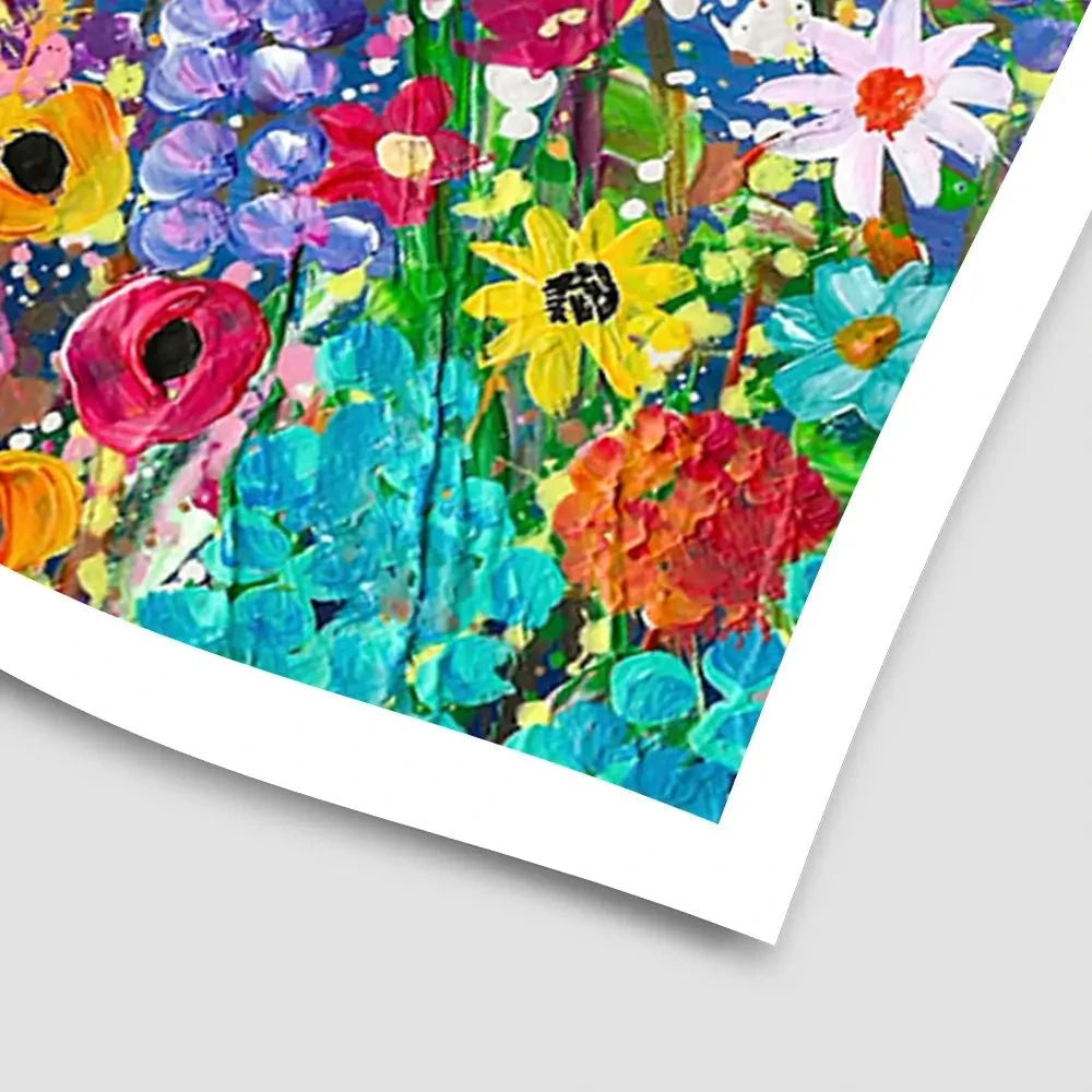 Floral Eruption Art Print Floral Eruption Art Print wall art product Emma LC Art