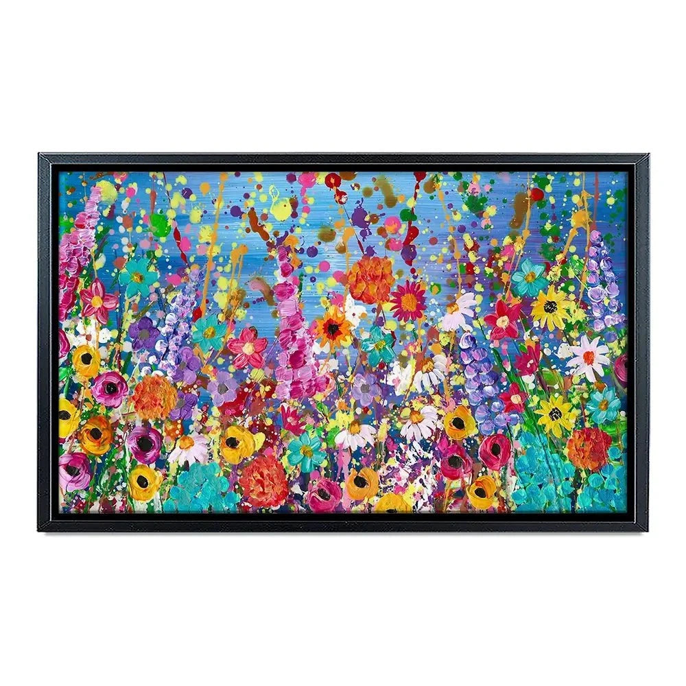 Floral Eruption Canvas Print Floral Eruption Canvas Print wall art product Emma LC Art