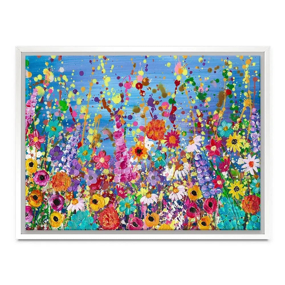 Floral Eruption Canvas Print Floral Eruption Canvas Print wall art product Emma LC Art