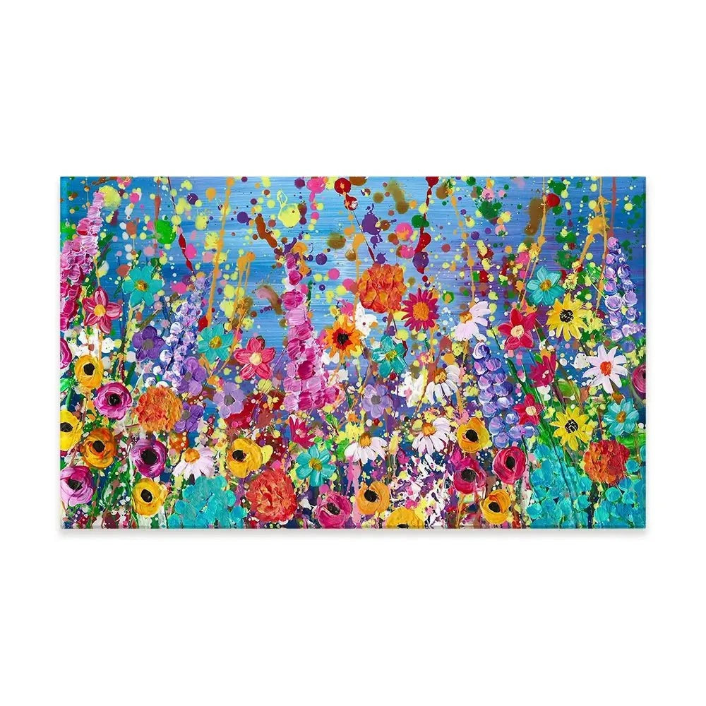 Floral Eruption Canvas Print Floral Eruption Canvas Print wall art product Emma LC Art
