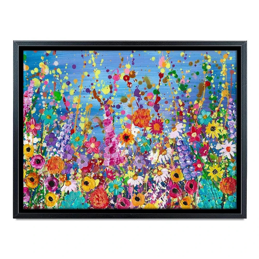 Floral Eruption Canvas Print Floral Eruption Canvas Print wall art product Emma LC Art