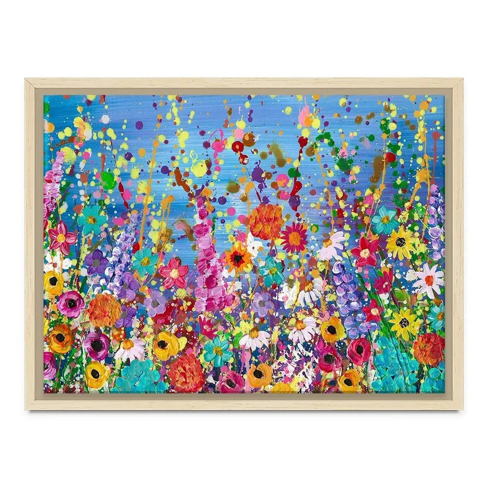 Floral Eruption Canvas Print Floral Eruption Canvas Print wall art product Emma LC Art