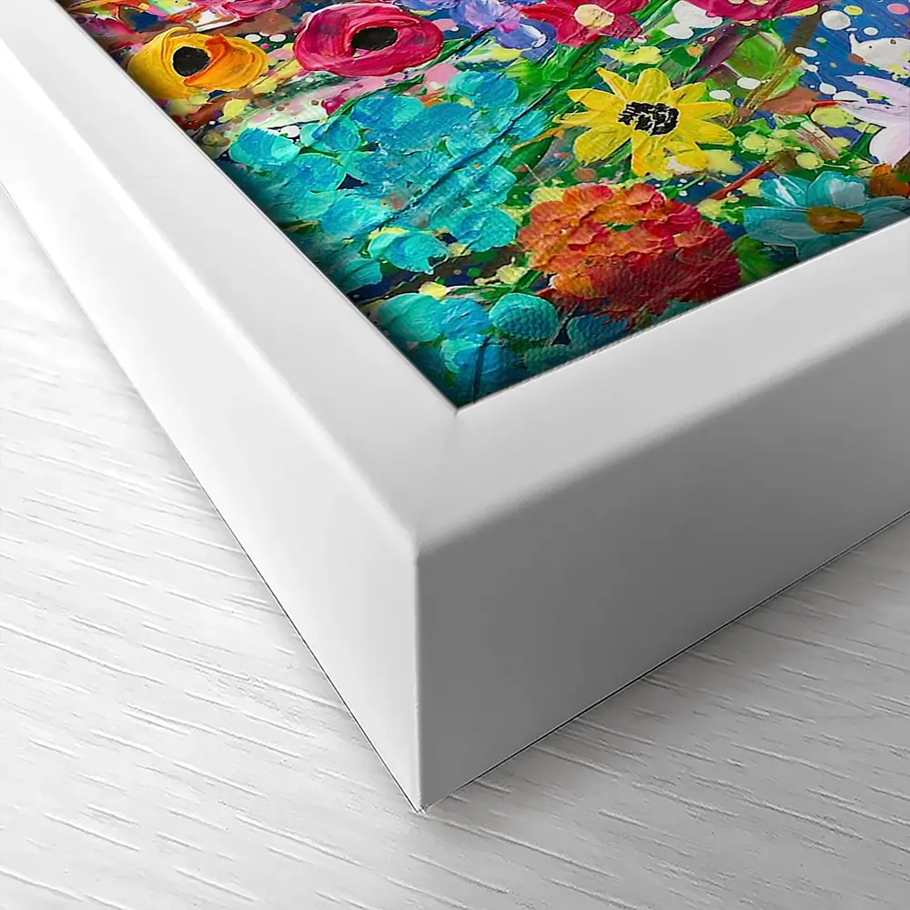 Floral Eruption Canvas Print Floral Eruption Canvas Print wall art product Emma LC Art