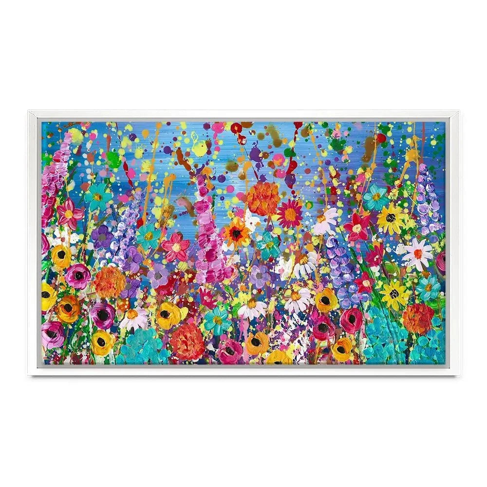 Floral Eruption Canvas Print Floral Eruption Canvas Print wall art product Emma LC Art