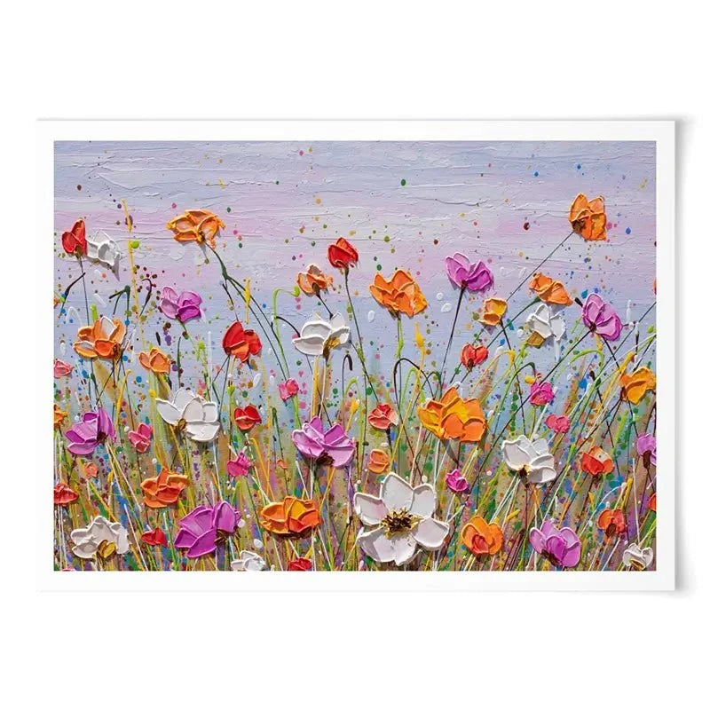 Floral Extravaganza Art Print Floral Extravaganza Art Print wall art product Olga Tkachyk