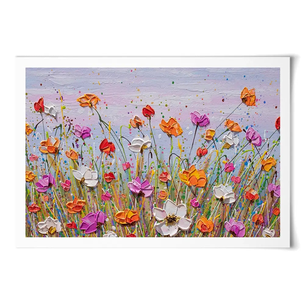 Floral Extravaganza Art Print Floral Extravaganza Art Print wall art product Olga Tkachyk