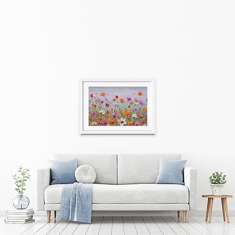 Floral Extravaganza Framed Art Print Floral Extravaganza Framed Art Print wall art product Olga Tkachyk