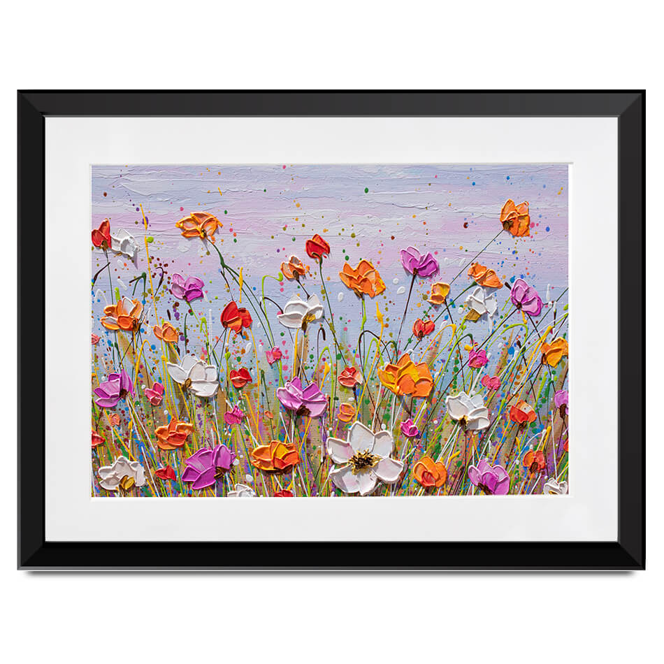 Floral Extravaganza Framed Art Print Floral Extravaganza Framed Art Print wall art product Olga Tkachyk