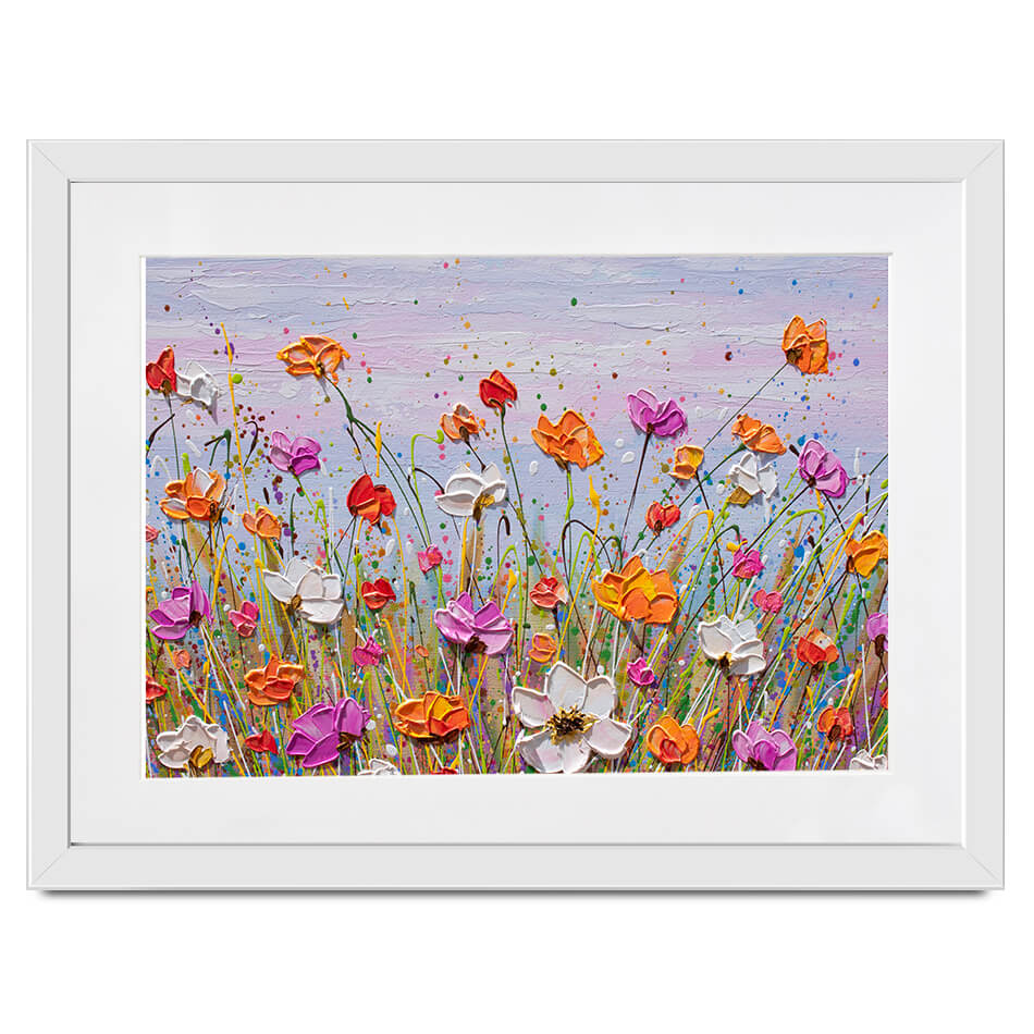 Floral Extravaganza Framed Art Print Floral Extravaganza Framed Art Print wall art product Olga Tkachyk