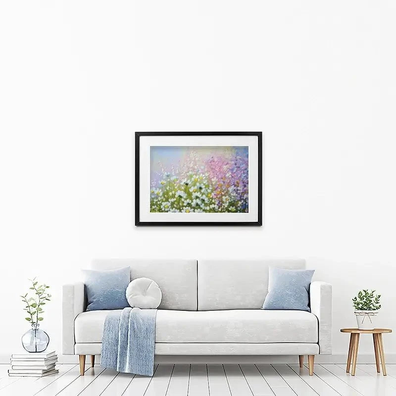 Floral Filled Framed Art Print Floral Filled Framed Art Print wall art product Yarikart / Shutterstock