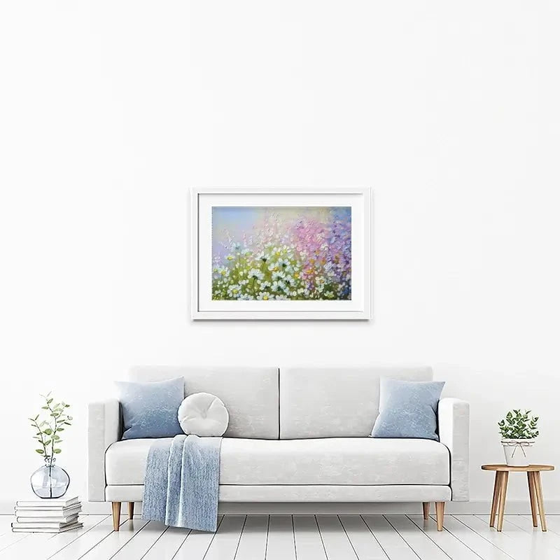 Floral Filled Framed Art Print Floral Filled Framed Art Print wall art product Yarikart / Shutterstock