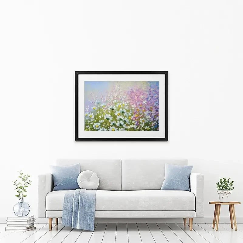 Floral Filled Framed Art Print Floral Filled Framed Art Print wall art product Yarikart / Shutterstock