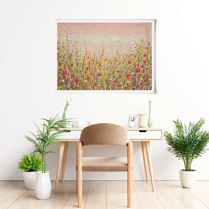 Floral Fluidity Art Print Floral Fluidity Art Print wall art product Olga Tkachyk