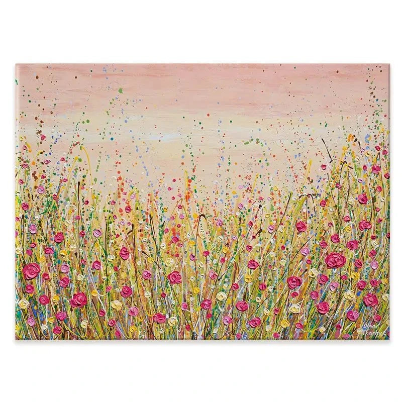 Floral Fluidity Canvas Print Floral Fluidity Canvas Print wall art product Olga Tkachyk