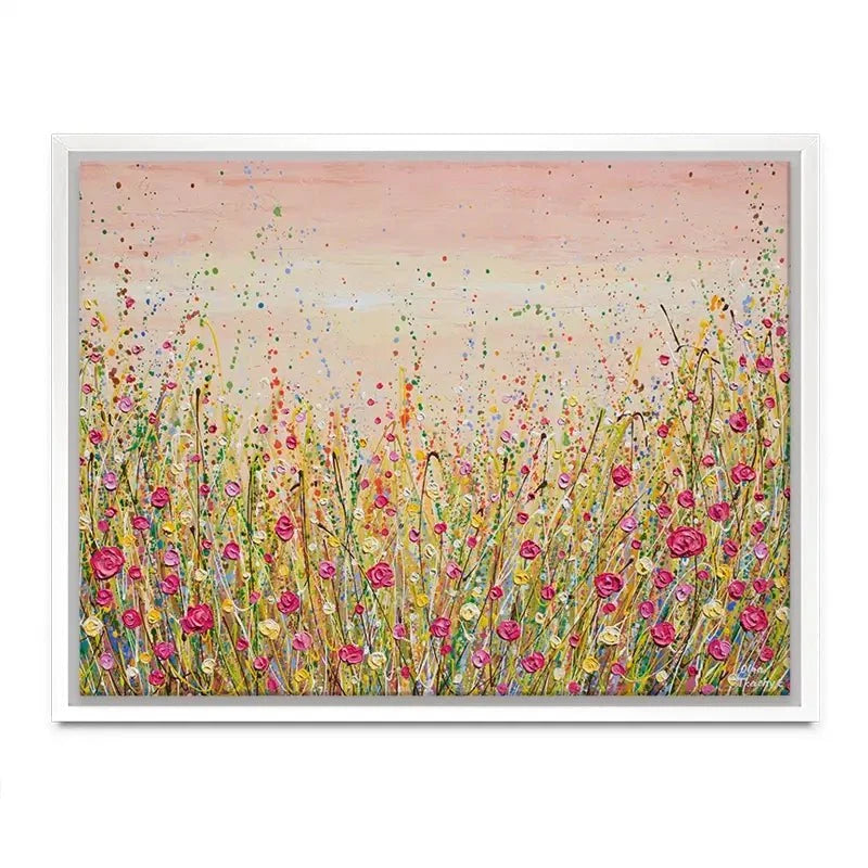Floral Fluidity Canvas Print Floral Fluidity Canvas Print wall art product Olga Tkachyk