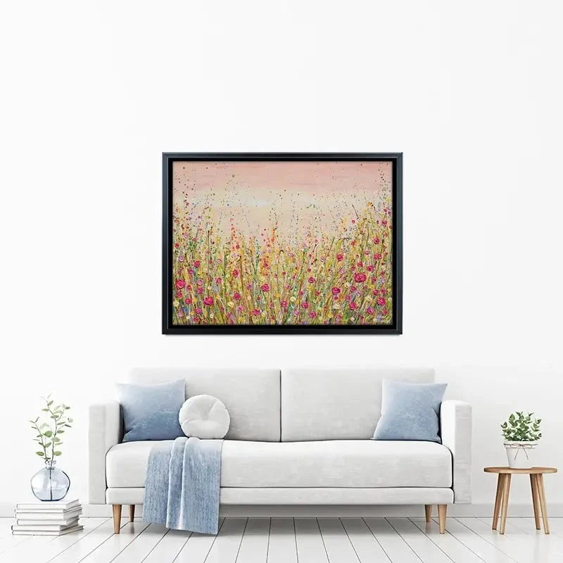 Floral Fluidity Canvas Print Floral Fluidity Canvas Print wall art product Olga Tkachyk
