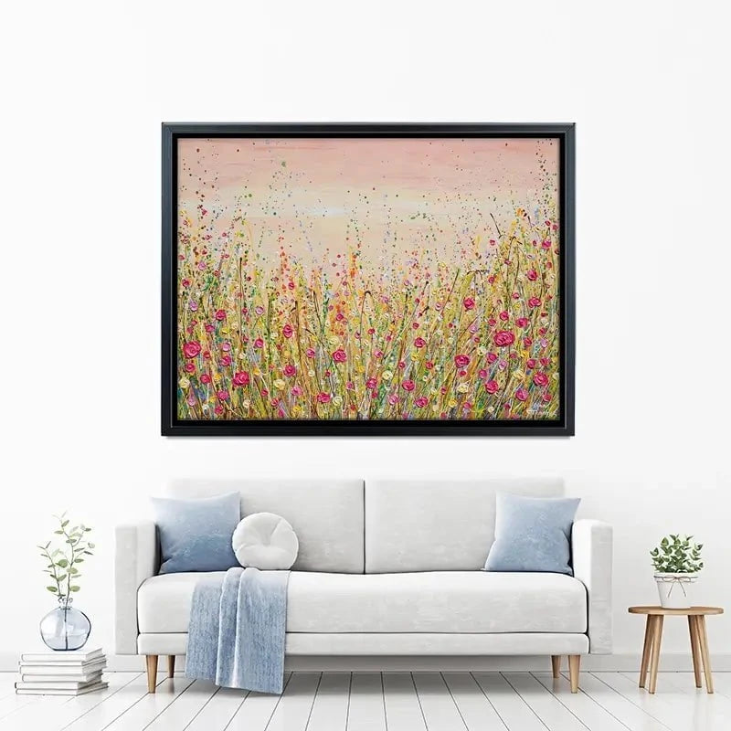 Floral Fluidity Canvas Print Floral Fluidity Canvas Print wall art product Olga Tkachyk
