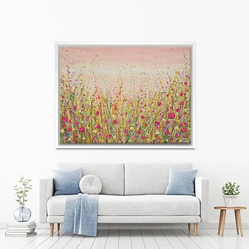 Floral Fluidity Canvas Print Floral Fluidity Canvas Print wall art product Olga Tkachyk