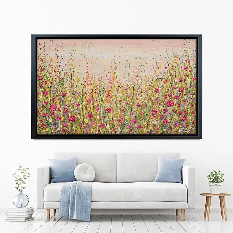 Floral Fluidity Canvas Print Floral Fluidity Canvas Print wall art product Olga Tkachyk