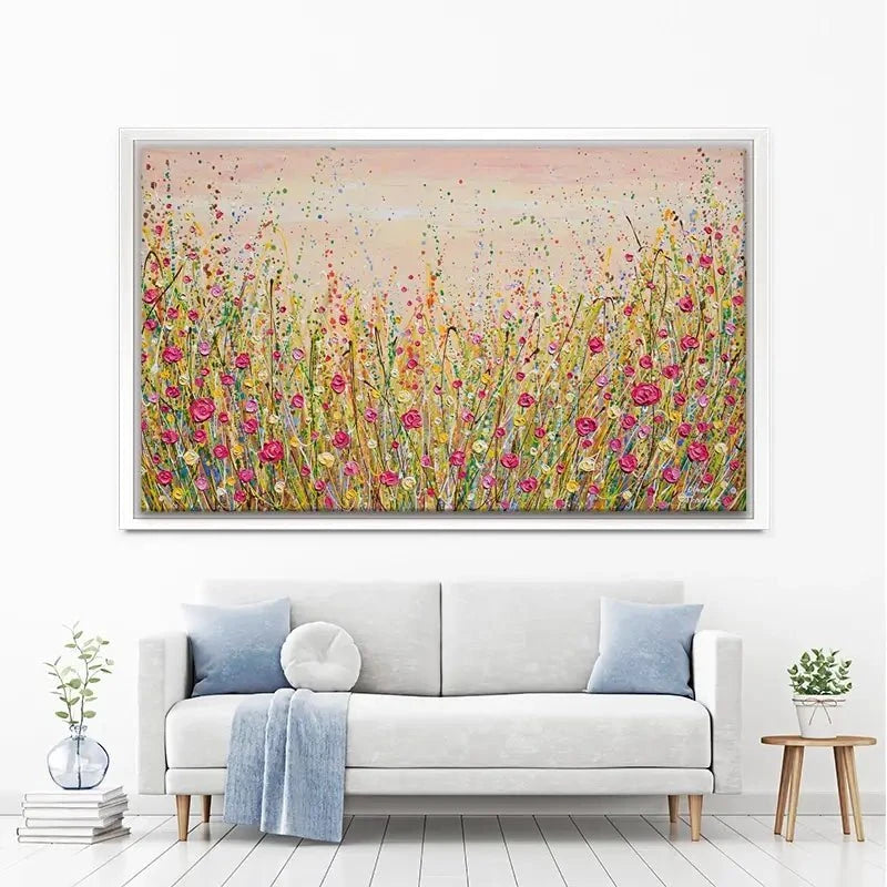 Floral Fluidity Canvas Print Floral Fluidity Canvas Print wall art product Olga Tkachyk