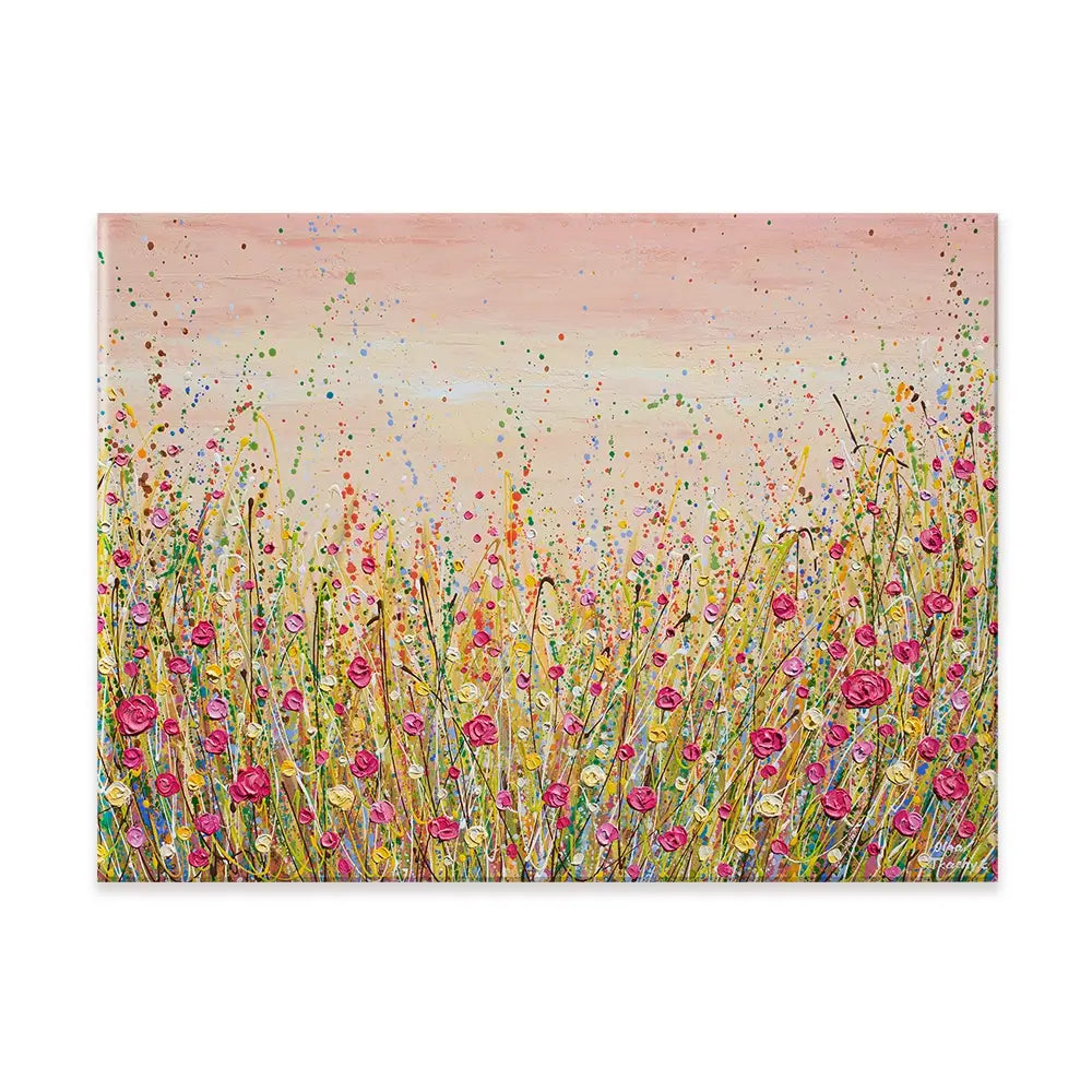 Floral Fluidity Canvas Print Floral Fluidity Canvas Print wall art product Olga Tkachyk