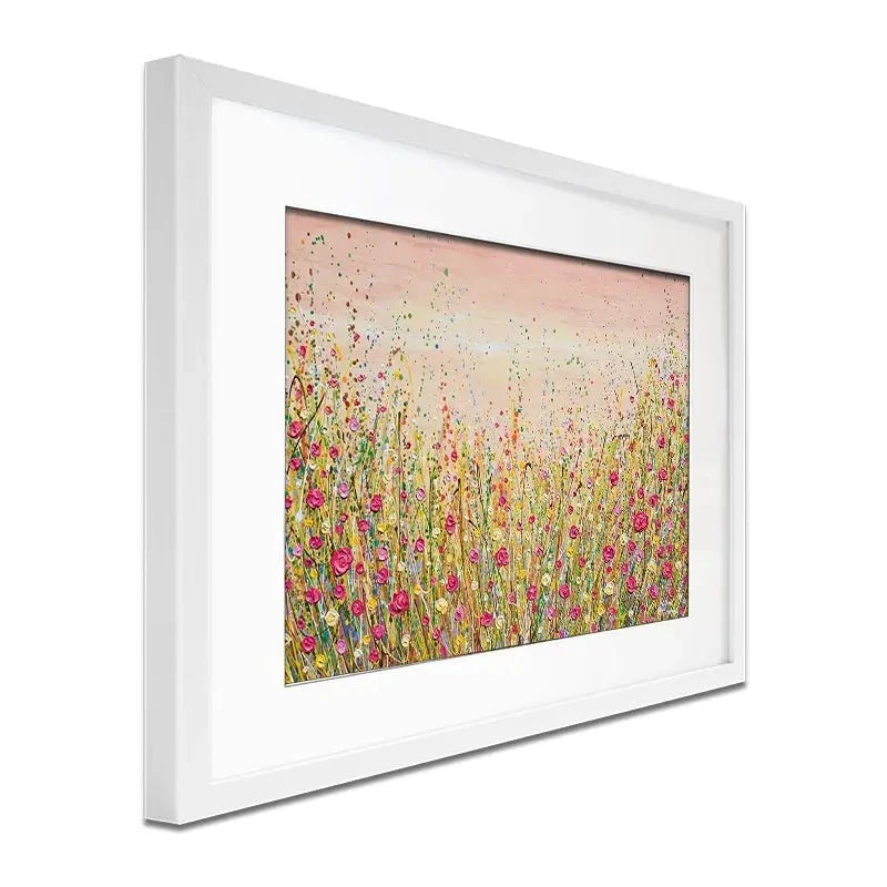 Floral Fluidity Framed Art Print Floral Fluidity Framed Art Print wall art product Olga Tkachyk
