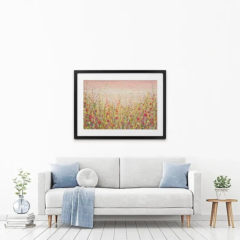 Floral Fluidity Framed Art Print Floral Fluidity Framed Art Print wall art product Olga Tkachyk
