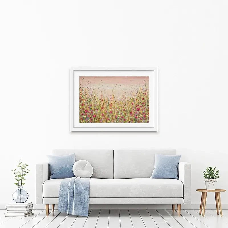 Floral Fluidity Framed Art Print Floral Fluidity Framed Art Print wall art product Olga Tkachyk