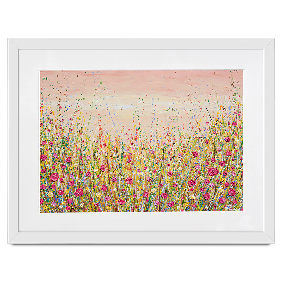 Floral Fluidity Framed Art Print Floral Fluidity Framed Art Print wall art product Olga Tkachyk