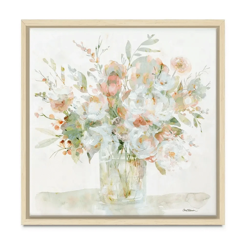 Floral Fragrance Square Canvas Print Floral Fragrance Square Canvas Print wall art product Carol Robinson