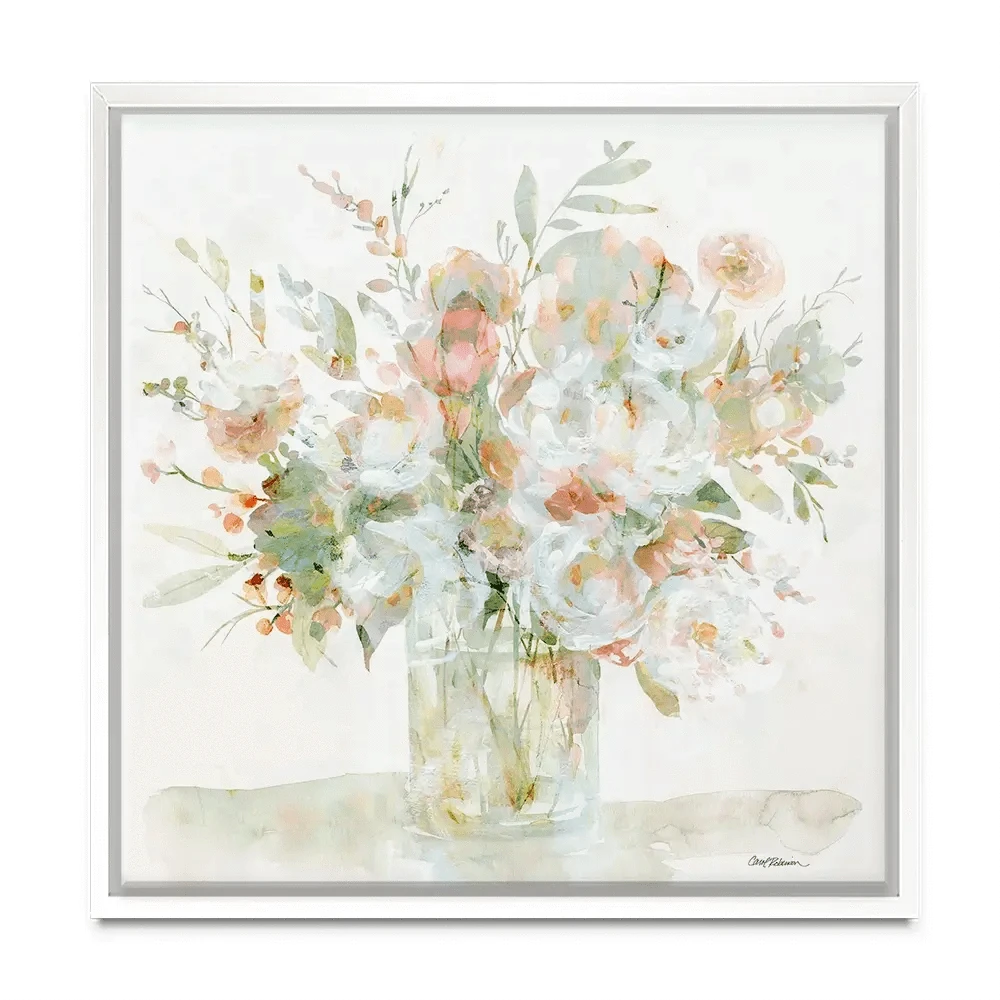 Floral Fragrance Square Canvas Print Floral Fragrance Square Canvas Print wall art product Carol Robinson
