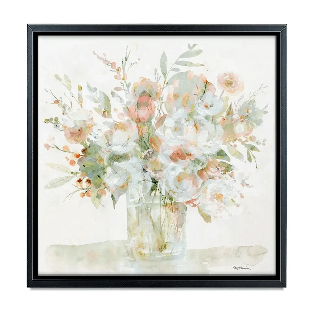Floral Fragrance Square Canvas Print Floral Fragrance Square Canvas Print wall art product Carol Robinson
